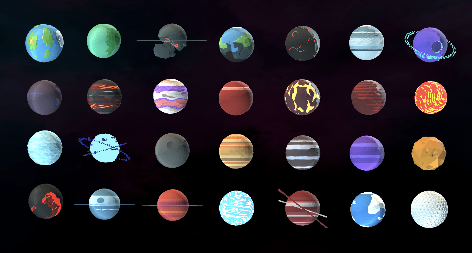 Par for the Universe VR space golf game screenshot